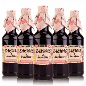 Red Power – Zestaw zakwasów z buraków 5 x 500ml 