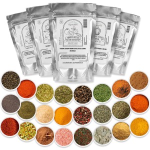 ZESTAW 24 sztuk - przyprawy, zioła oraz mieszanki ziół i przypraw wysokiej jakości 