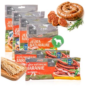 Jelita baranie na kabanosy, frankfurterki, parówki, kiełbasy - Kaliber 18/20 | 22/24